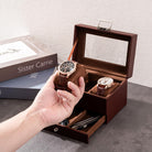 2-Layer PU Leather Watch Case for Watches & Accessories