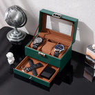 2-Layer PU Leather Watch Case for Watches & Accessories