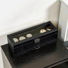6 Slot 2-Layer Watch Display Case with Drawer