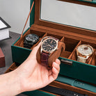 6 Slot 2-Layer Watch Display Case with Drawer