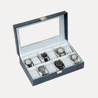 12-Slot Watch Box with Clear Display Window