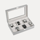 12-Slot Watch Box with Clear Display Window