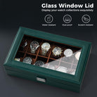 12-Slot Watch Box with Clear Display Window
