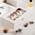 12-Slot Watch Box with Clear Display Window