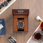 Single Watch Display Case with Glass Lid