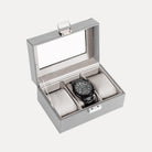 Watch Display & Storage Organizer with Glass Lid
