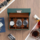 Watch Display & Storage Organizer with Glass Lid