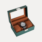 Watch Display & Storage Organizer with Glass Lid