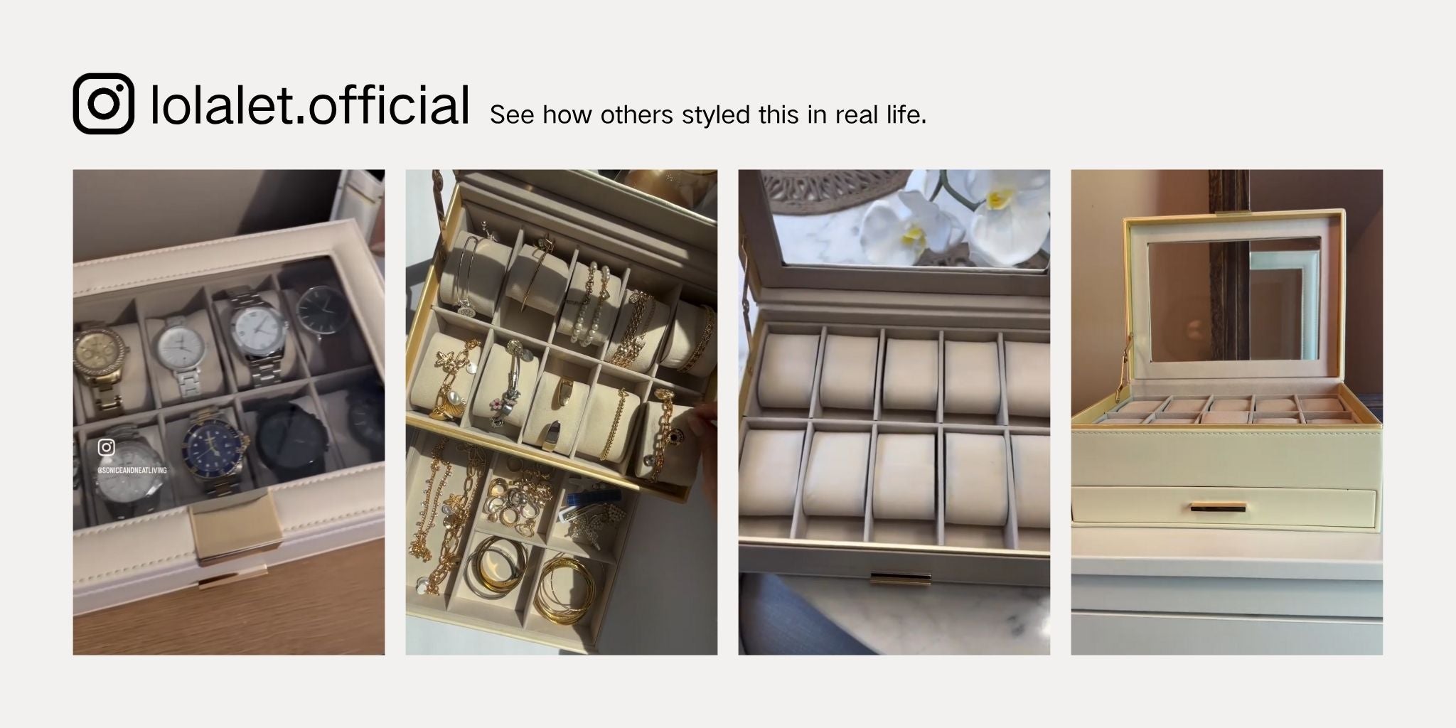 10 Slot Watch Display Case with Drawer