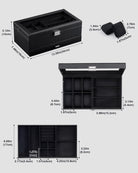 Multifunctional Double-Layer Accessories Organizer Box