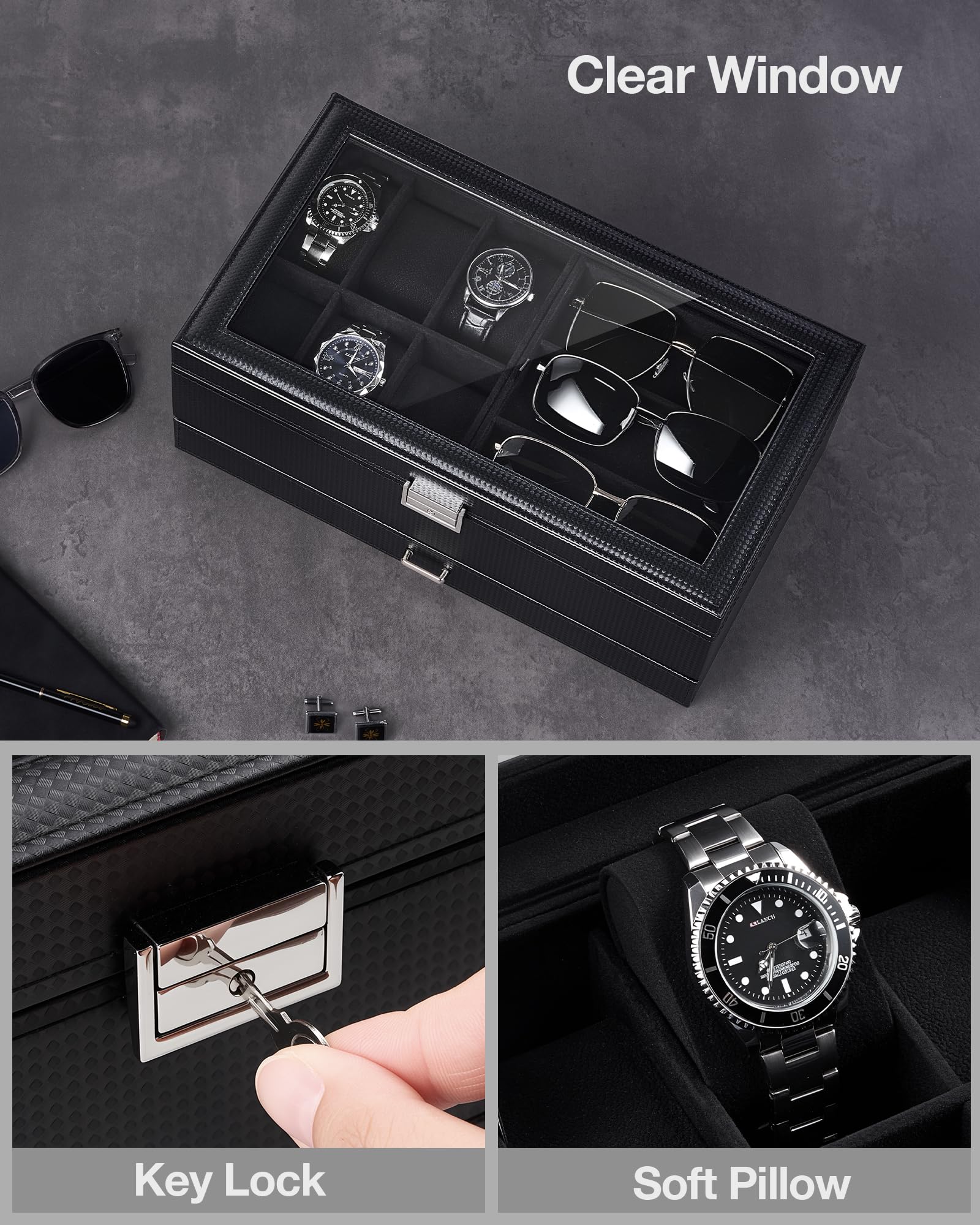 Multifunctional Double-Layer Accessories Organizer Box