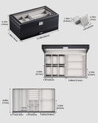 Multifunctional Double-Layer Accessories Organizer Box