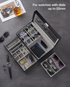 Multifunctional Double-Layer Accessories Organizer Box
