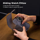 Portable PU Leather Watch Roll Box