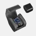 Portable PU Leather Watch Roll Box