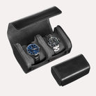 Portable PU Leather Watch Roll Box