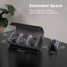 Portable PU Leather Watch Roll Box