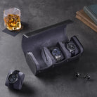 Portable PU Leather Watch Roll Box