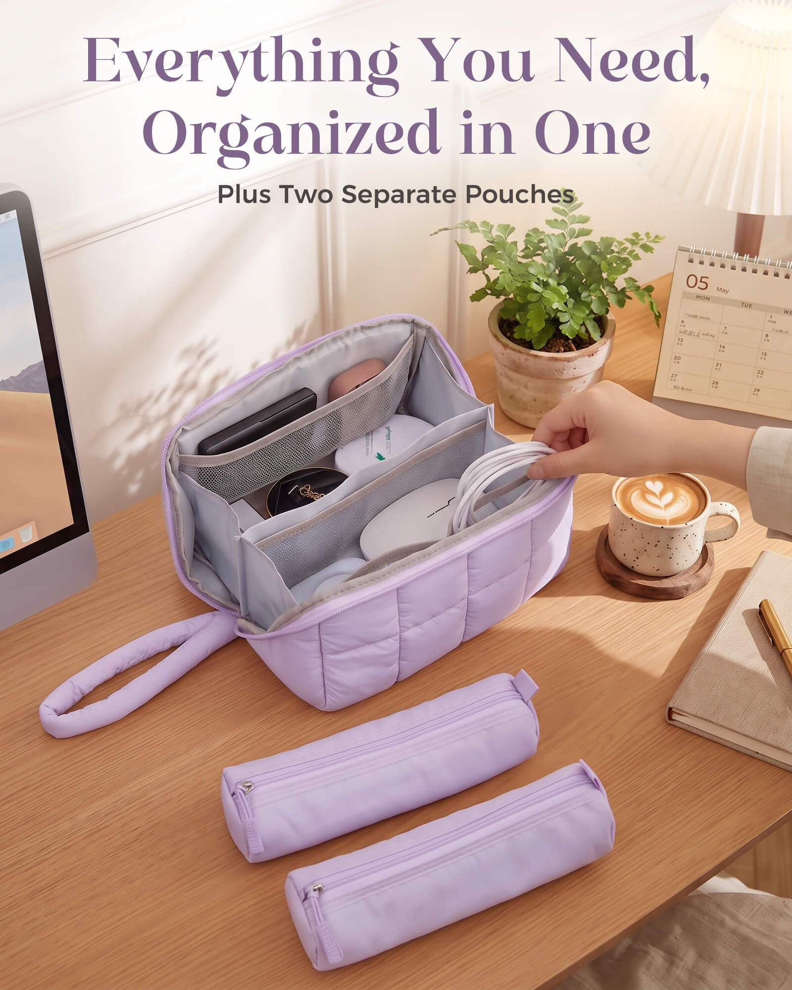 Ultra-Light Travel Makeup Organizer Bag - Preorder