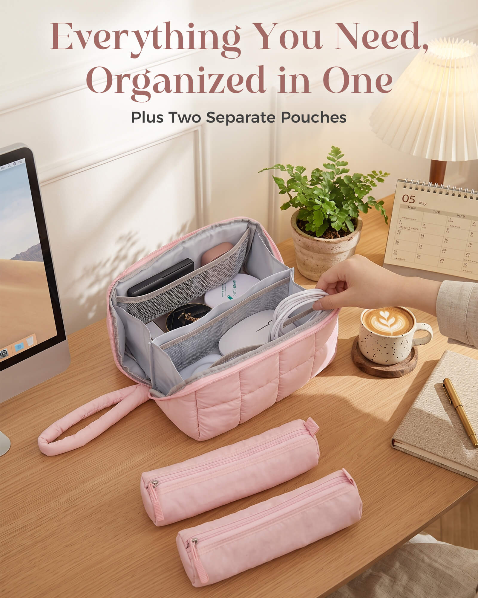 Ultra-Light Travel Makeup Organizer Bag - Preorder