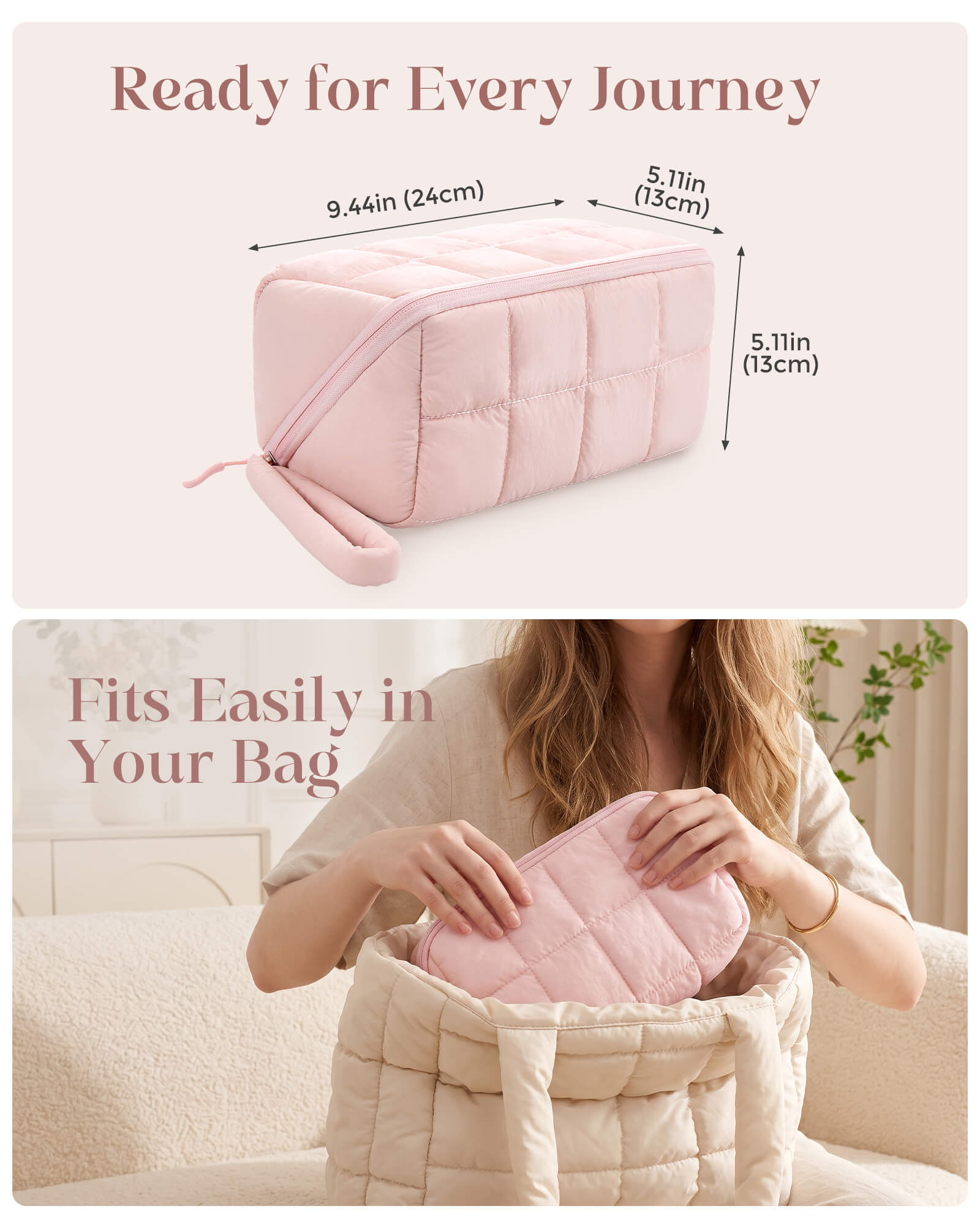 Ultra-Light Travel Makeup Organizer Bag - Preorder