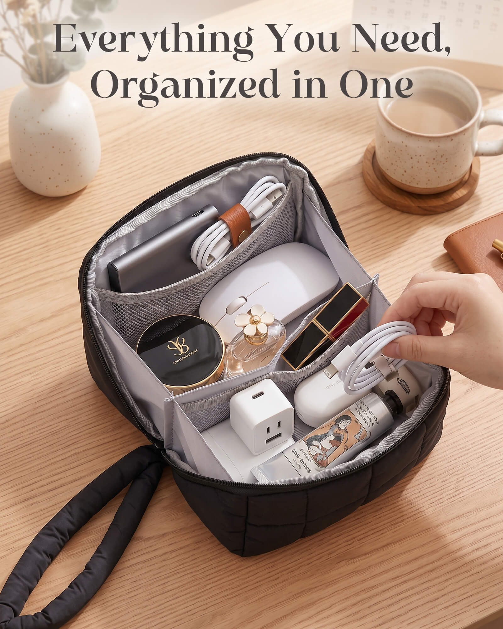 Ultra-Light Travel Makeup Organizer Bag - Preorder