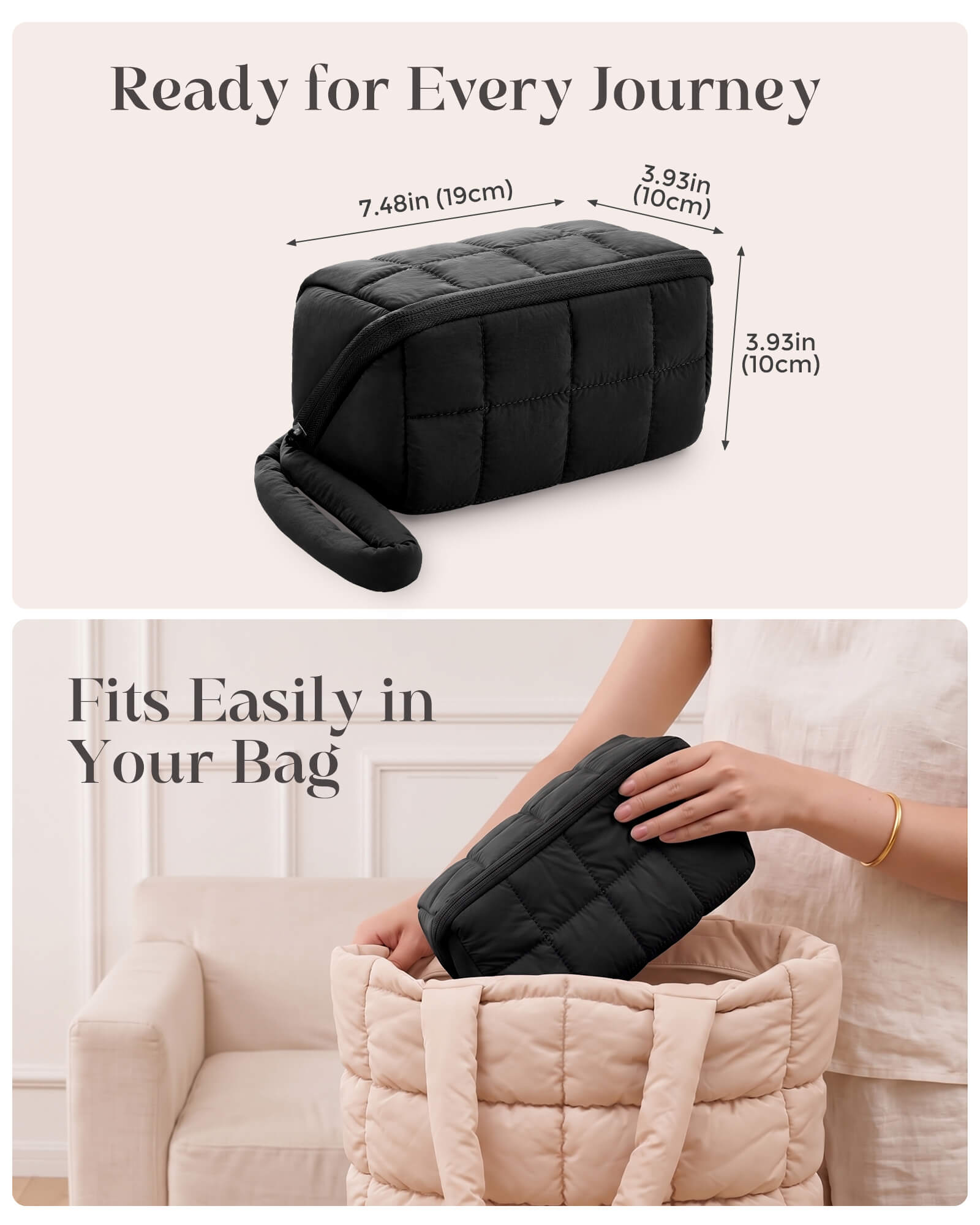 Ultra-Light Travel Makeup Organizer Bag - Preorder