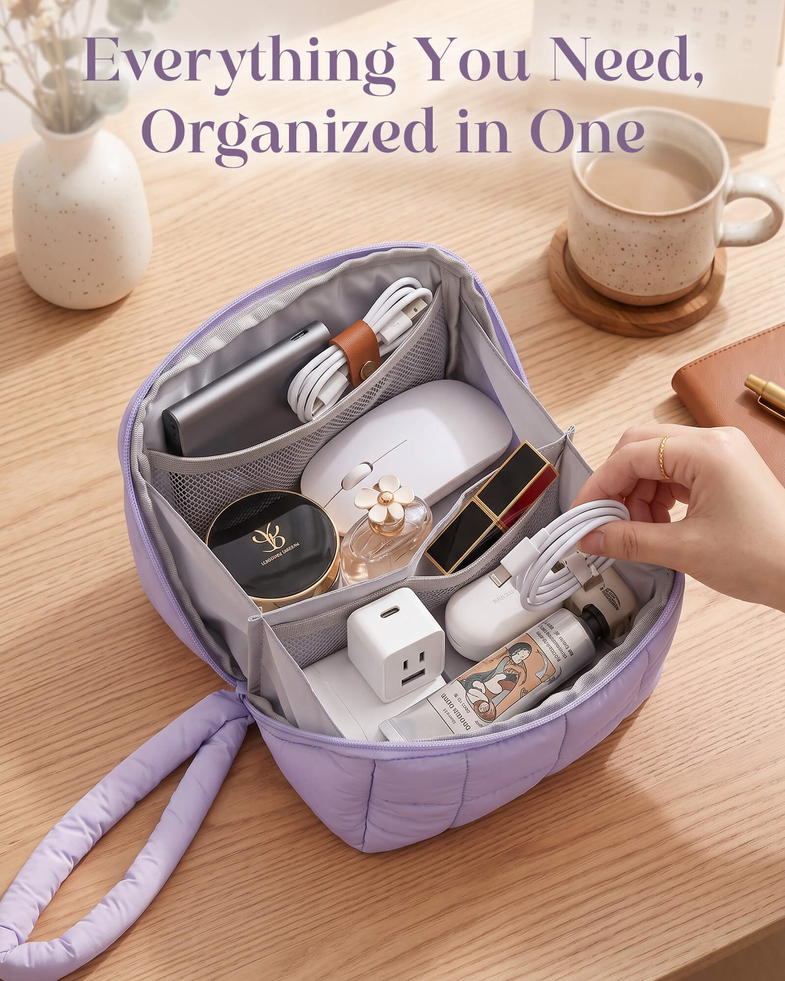 Ultra-Light Travel Makeup Organizer Bag - Preorder