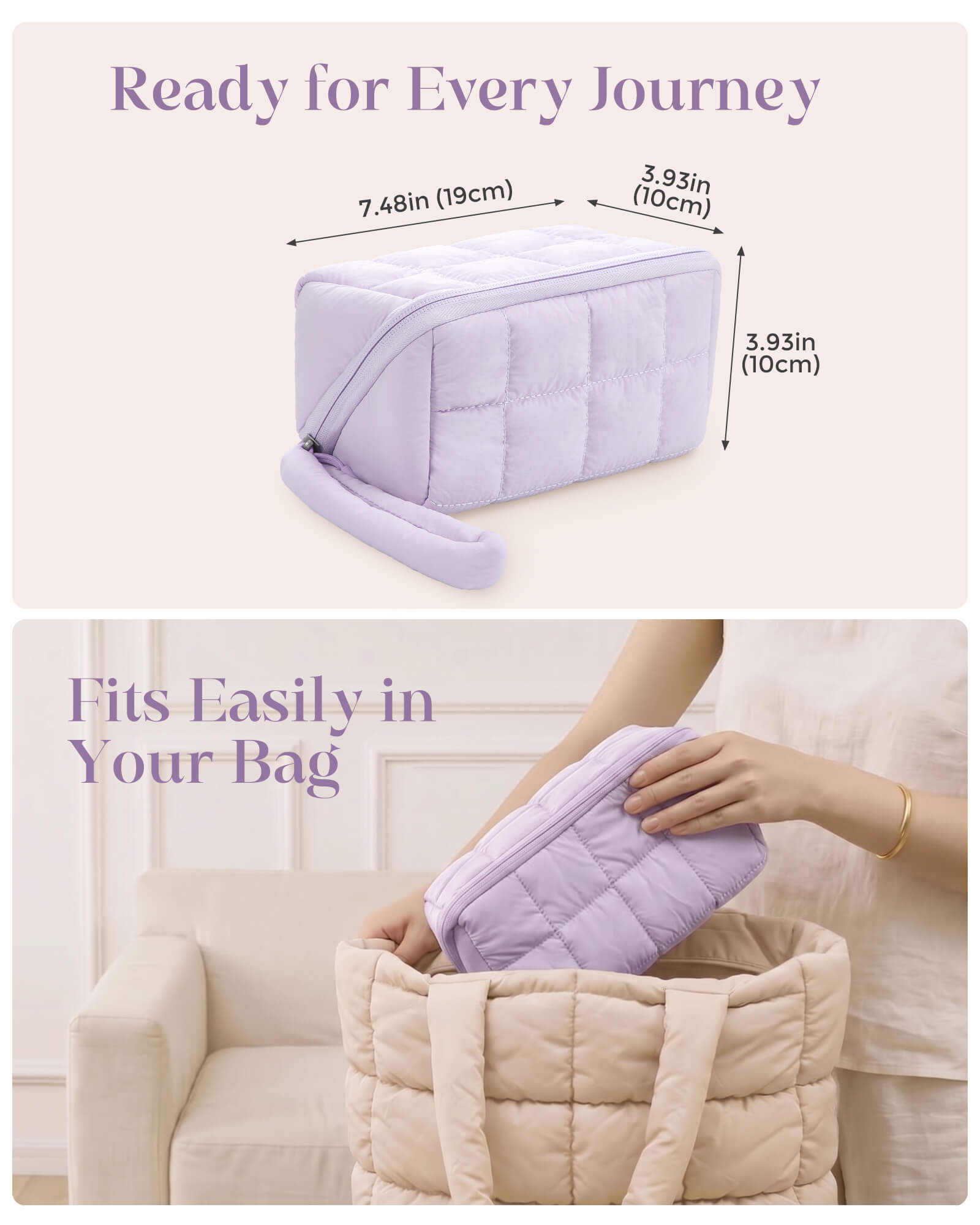Ultra-Light Travel Makeup Organizer Bag - Preorder