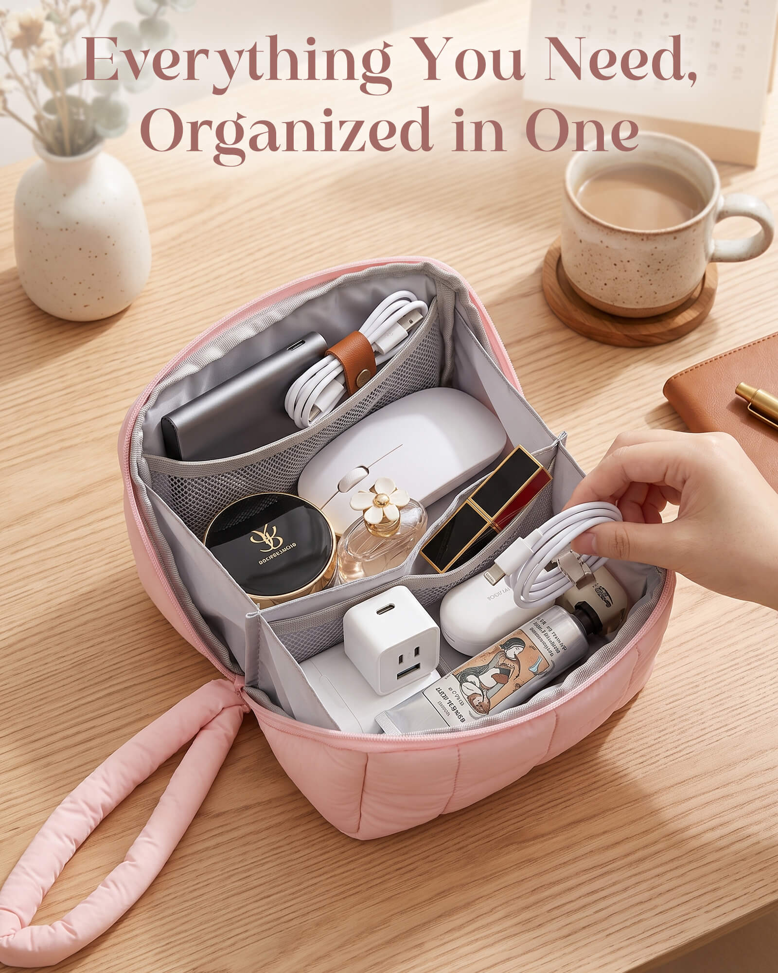 Ultra-Light Travel Makeup Organizer Bag - Preorder