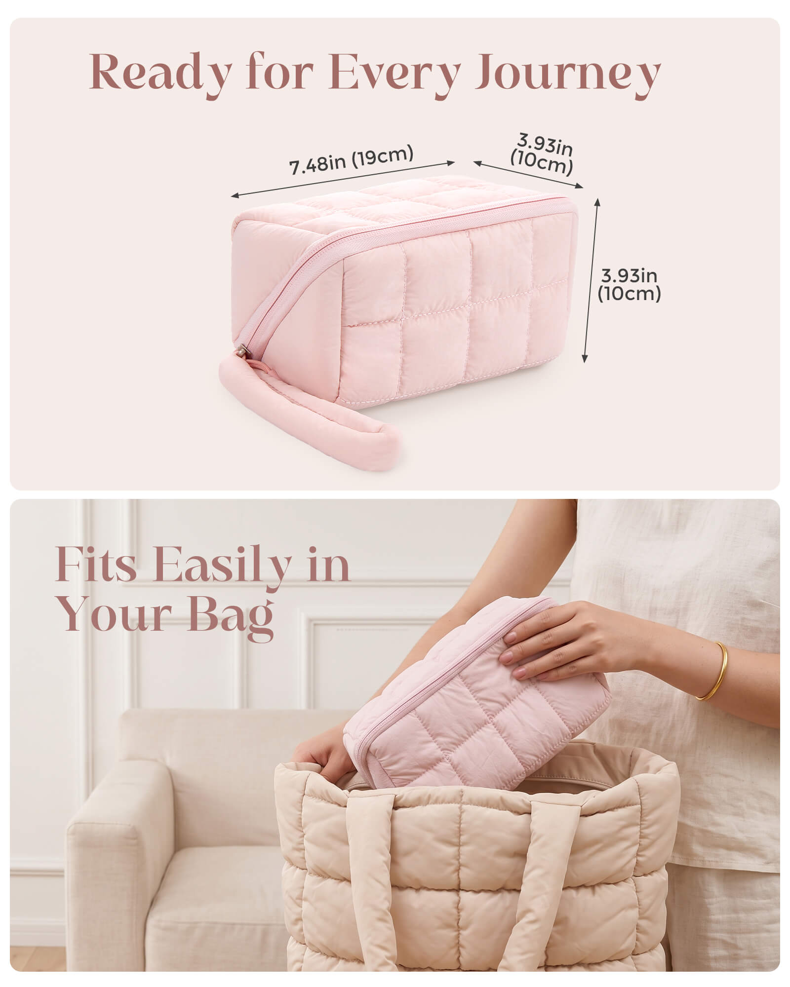 Ultra-Light Travel Makeup Organizer Bag - Preorder