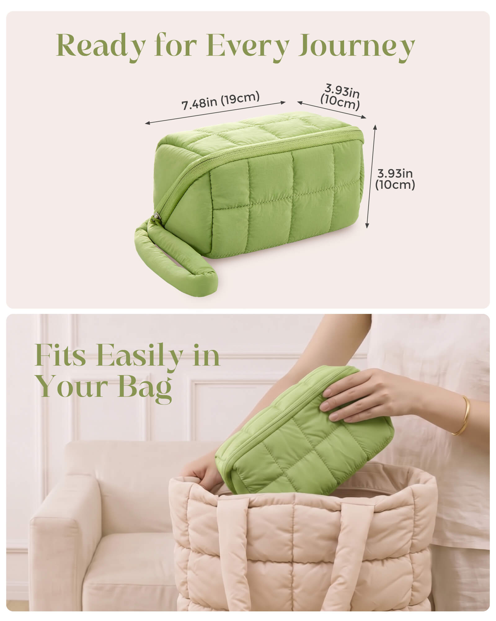 Ultra-Light Travel Makeup Organizer Bag - Preorder