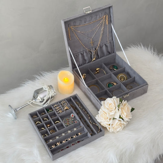 velvet jewelry box