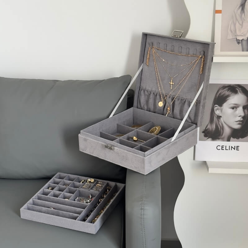 velvet jewelry box
