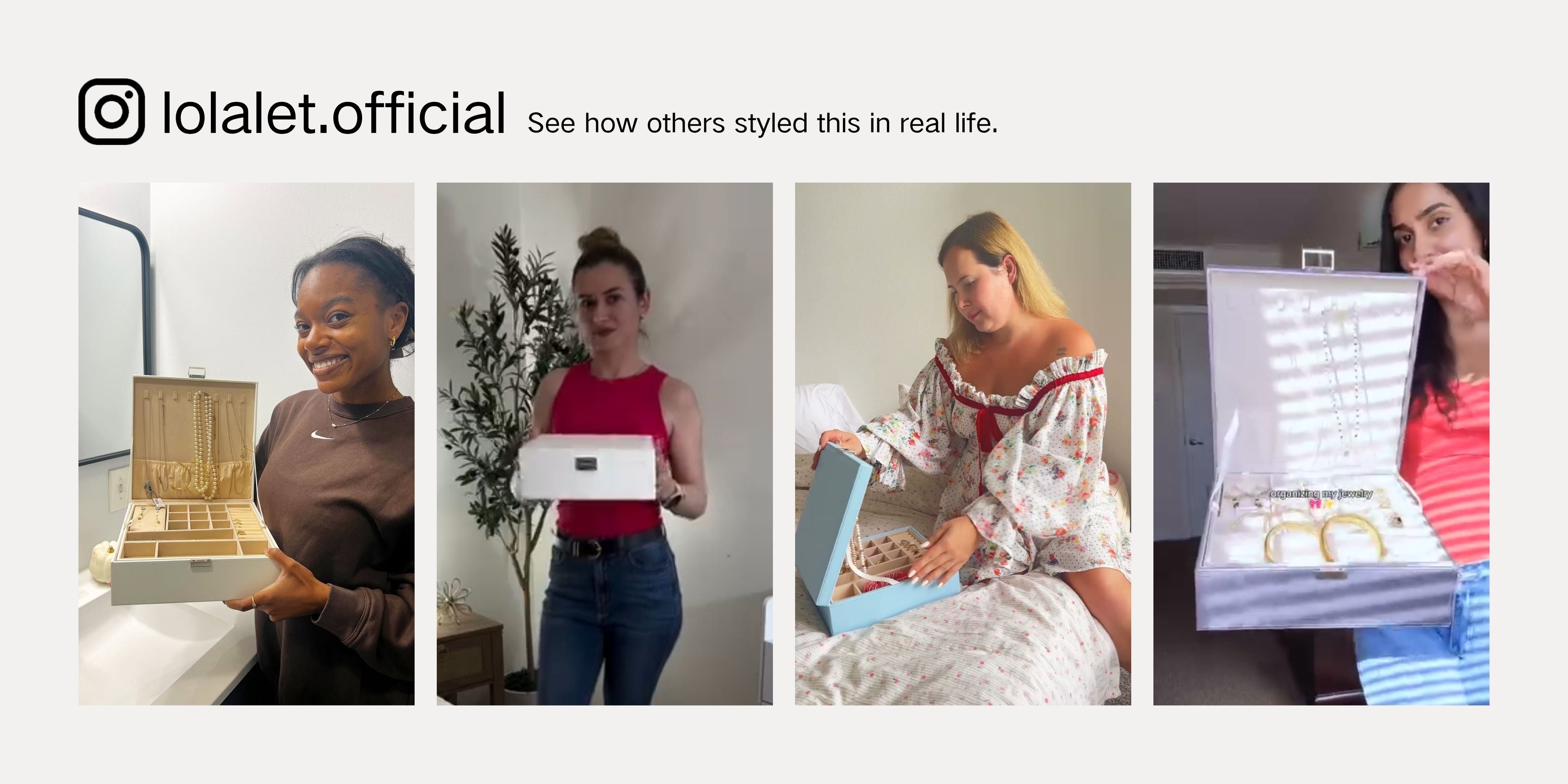 Large Leather Jewelry Box