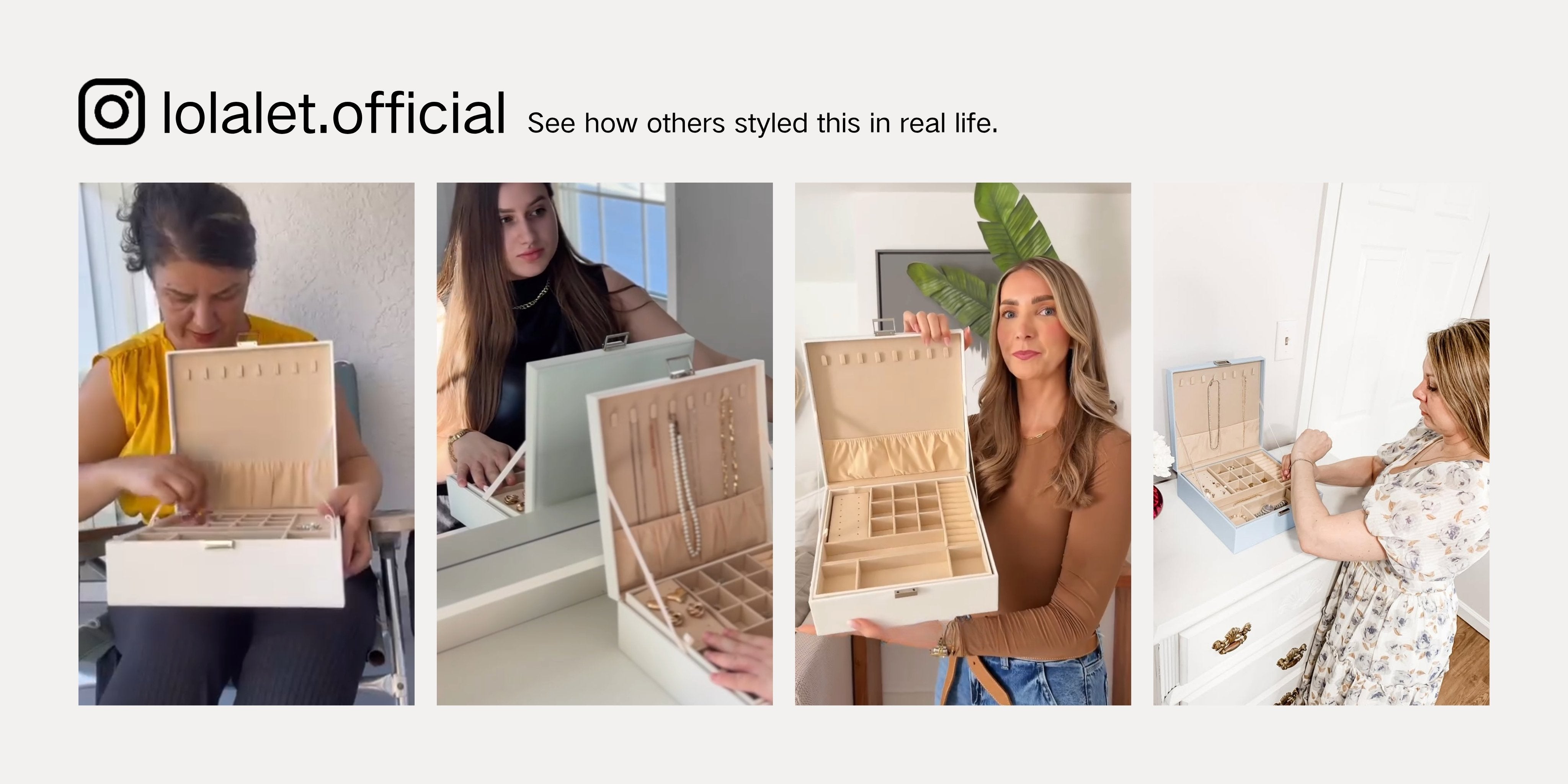 Large Leather Jewelry Box