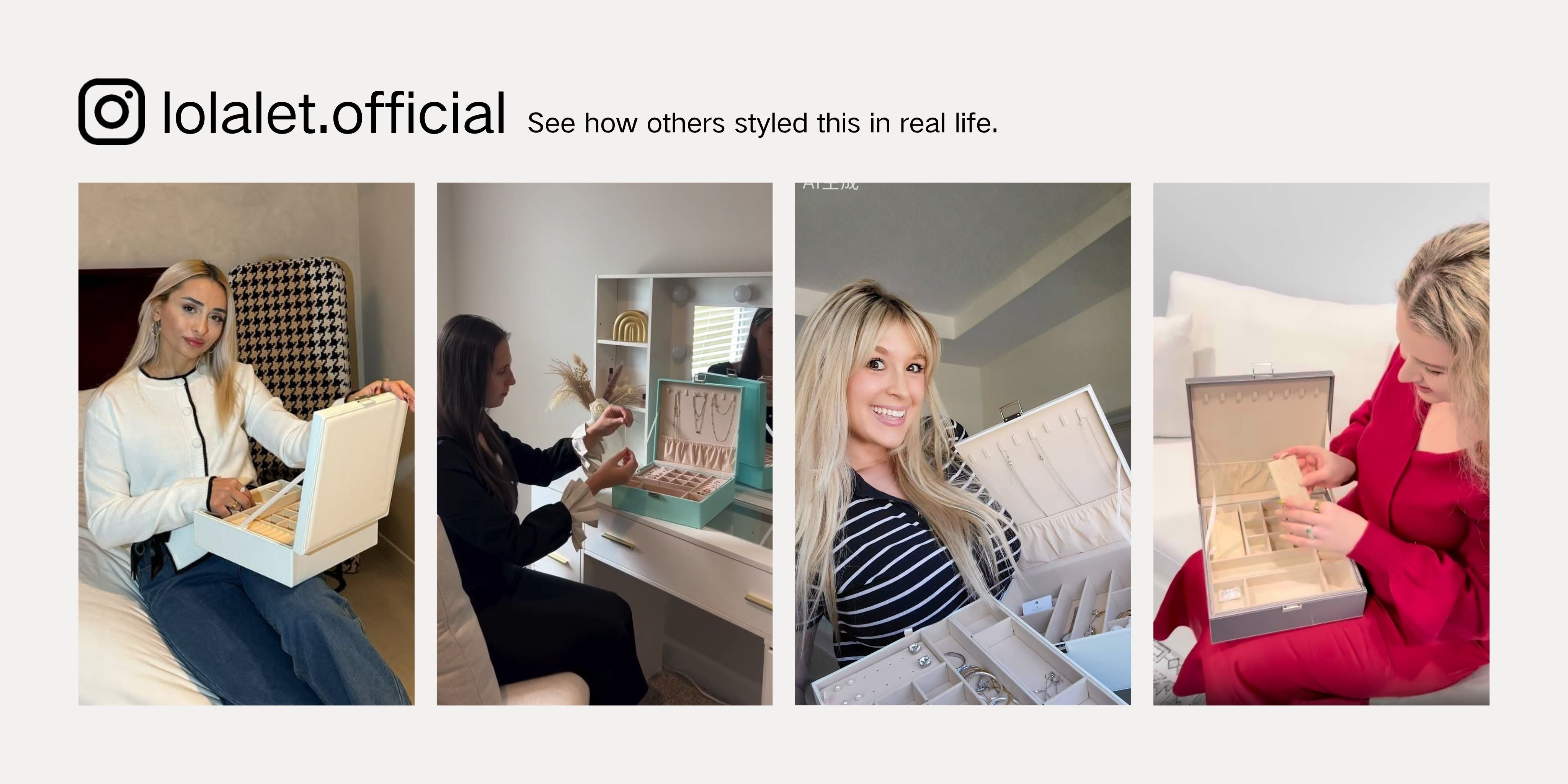 Large Leather Jewelry Box