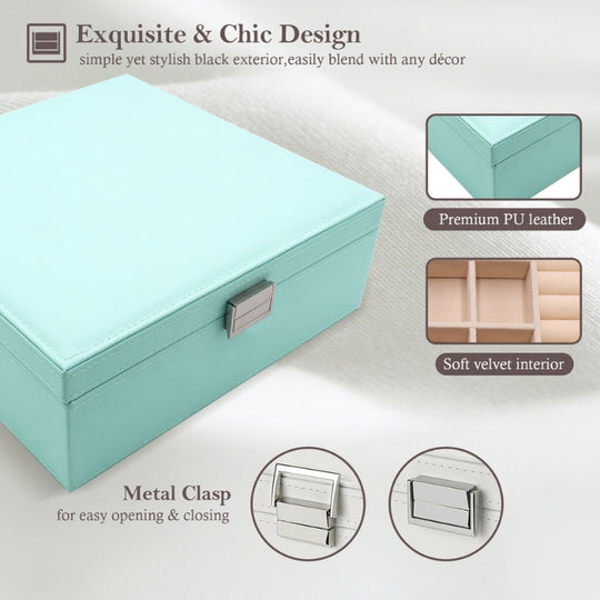 Large Leather Jewelry Box
