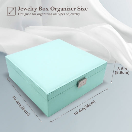 Large Leather Jewelry Box
