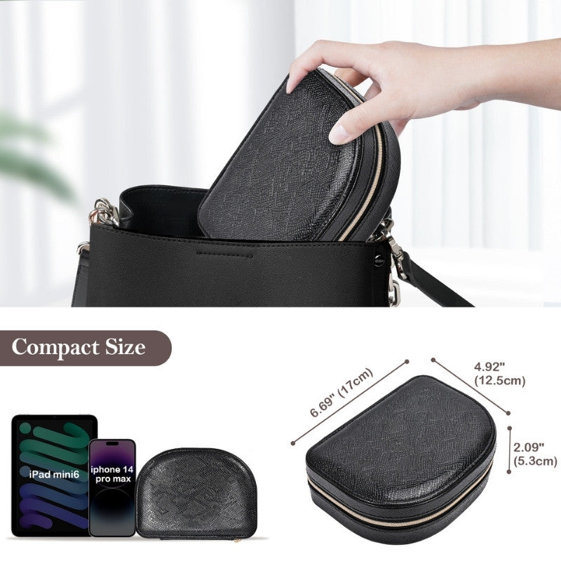 Small Seashell-shaped Travel Jewelry Box