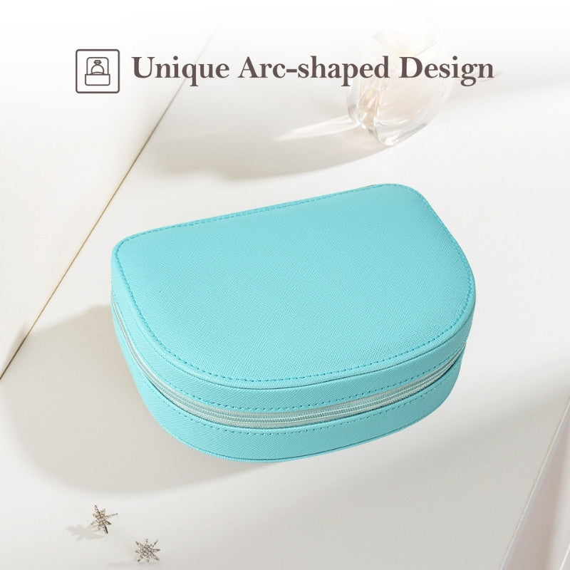 Small Seashell-shaped Travel Jewelry Box