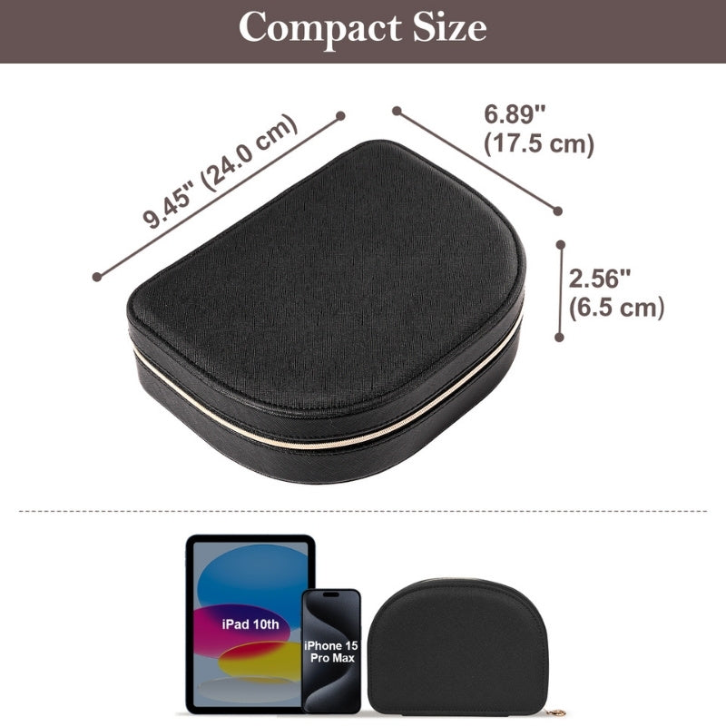 Small Seashell-shaped Travel Jewelry Box