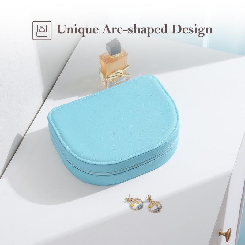 Small Seashell-shaped Travel Jewelry Box