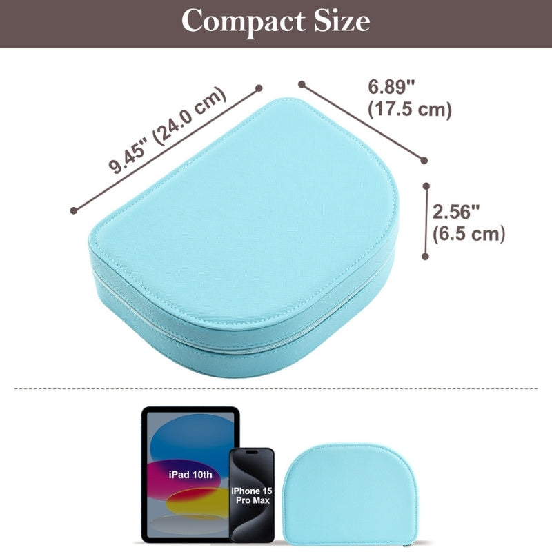 Small Seashell-shaped Travel Jewelry Box