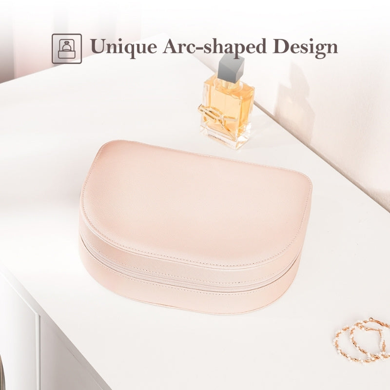 Small Seashell-shaped Travel Jewelry Box
