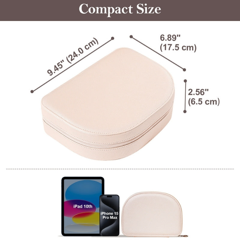 Small Seashell-shaped Travel Jewelry Box
