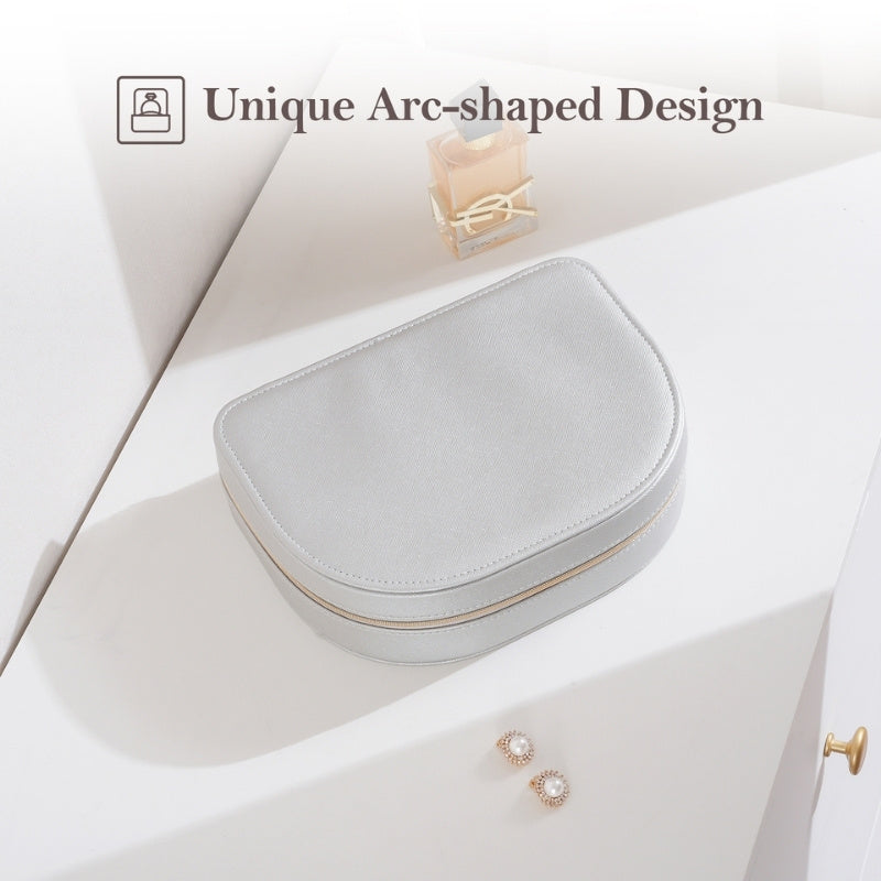 Small Seashell-shaped Travel Jewelry Box