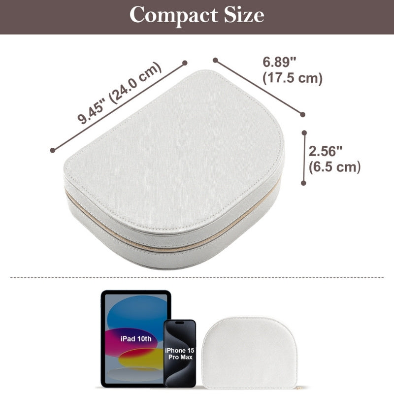 Small Seashell-shaped Travel Jewelry Box