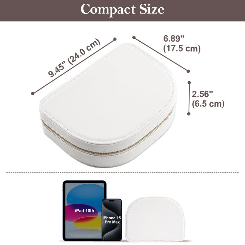 Small Seashell-shaped Travel Jewelry Box