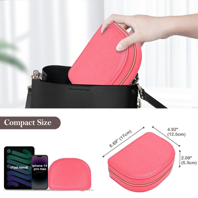 Small Seashell-shaped Travel Jewelry Box